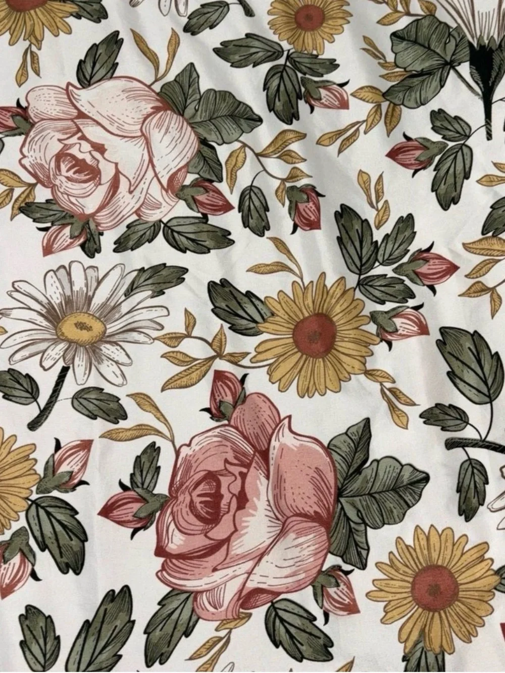 Sweet jojo floral crib/toddler fitted sheet